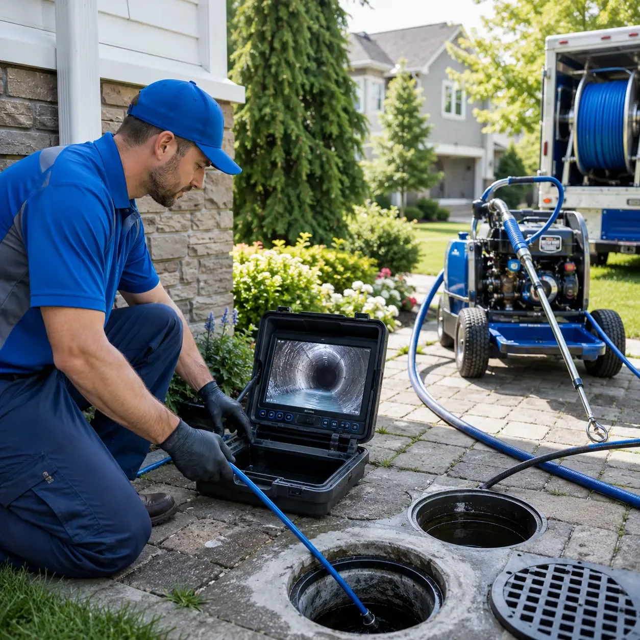 Outdoor drain cleaning professionals serving Rio Linda, CA